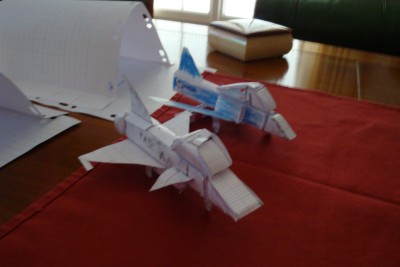 Le Prototype amélioré N° 2 (Imt. : AA)(sera démentlé das une semaine) et le simili étendard (IMT:AB)