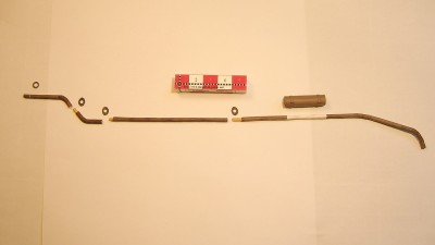 L'ensemble des pièces pour un échappement