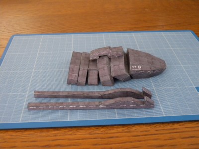 l'avant prêt à être assemblé