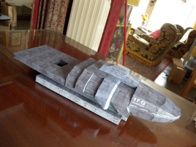 Toujours une présentation de montage avec quelques pièces ventrales de plus.