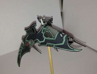 war40k modèle simple sorte de char volant dark eldar