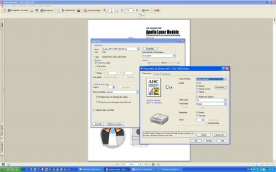 Panneau de configuration de la Brother