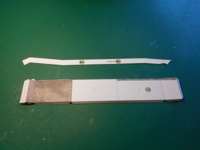 face intérieure avec le renfort supérieur