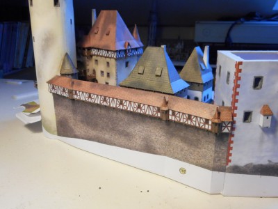 mis en place des tourelles