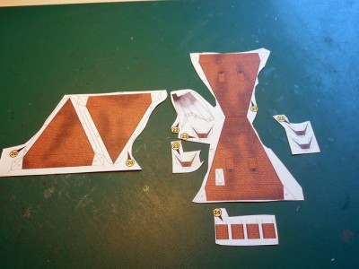 les pièces de la toiture