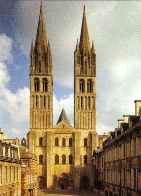 Façade de l'abbaye aux Hommes