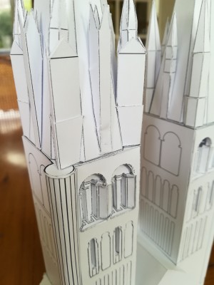 détail de la pièce à reprendre