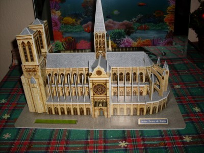 un puzzle 3d offert à noêl,