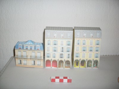 des maisons...