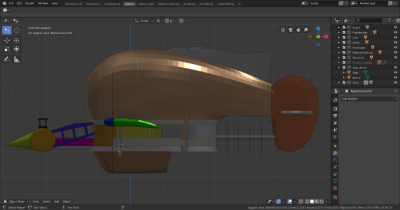 Vue 3D de côté