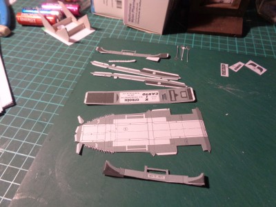 les pièces du châssis