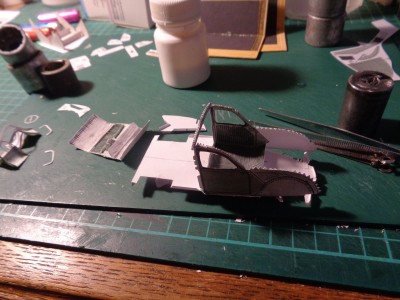 la cabine sur le chässis