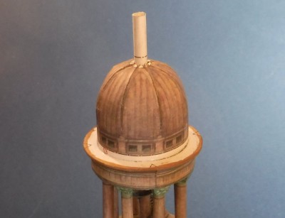 ... puis collez le dôme ensemble ...