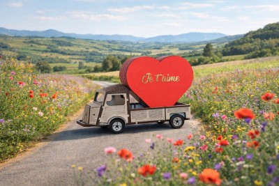 Citroen HY Pick up with red heart box.jpg