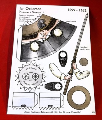 Voici ensuite le piquier Jan Ochersen et sa lance de cavalerie…