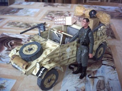 kubelwagen de la "DAK"
