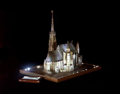 CathÃ©drale St Etienne Vienne
cahier de maquette trouvÃ© sur le parvis de la cathÃ©drale, ce qui m'a permis de connaÃ®tre SHREIBER BOGEN
