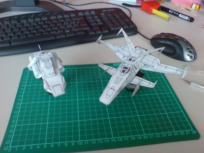 deux navettes d'Albator
