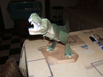 t rex
voila le t rex que ma femme a fait pour essayÃ©,et elle a bien aimÃ©.

