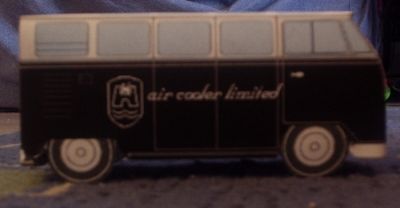 combi samba bus split 21 fenetres " logo + nom du club"

