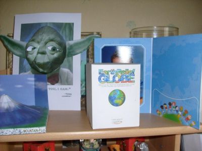 emballage du globe terrestre
