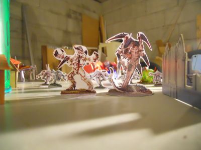 Figurines 2D de tyranid
