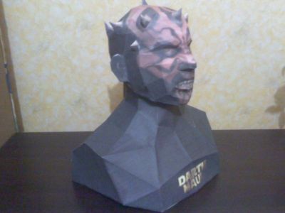 Bust de Darth Maul
(Vue de droite)
