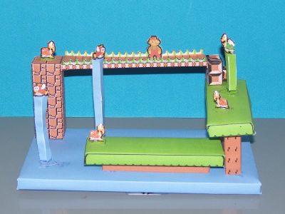Super Mario
Diorama papier 90gr.
