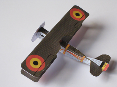 Spad XIII du pilote belge Ciselet
