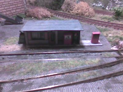 Station service pour locomotive diesel
