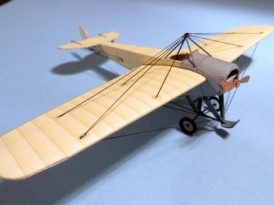 NIEUPORT IVG
Maquette au 1/66. Création 2016.
Début 1911. Initialement conçu comme biplace de compétiton. Construit à près de 300 exemplaires, il équipa, entre autres,en version biplaces, l'armée russe. L'armée française en demanda une version tri-places qui allait au dela des possibilités de l'appareil. Finalement elle laissa tomber.

Description: http://criquet11.eklablog.fr/mes-creations-au-1-66-c24566200/3

Planches en cours d'élaboration.
