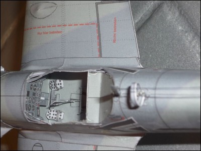 une dernière vue du cockpit avant fermeture