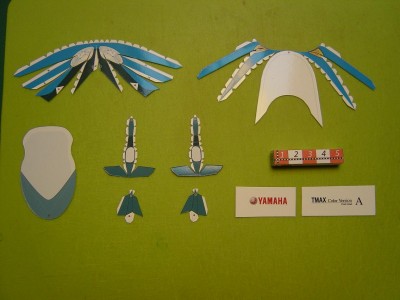 Les pièces découpées