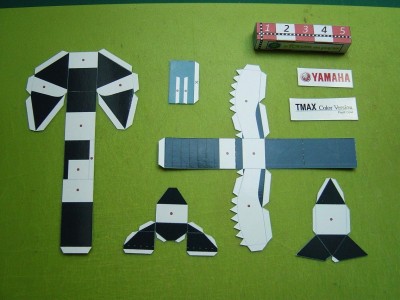 Les pièces découpées