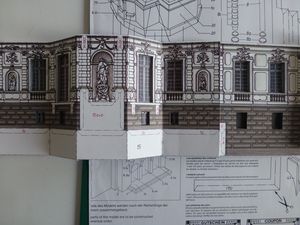 Remise en place des fenêtres après la création d'un renfoncement dans le mur. Ça rend plus réaliste.