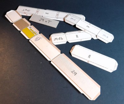 Pièces 29 renforcées de carton 1 mm...