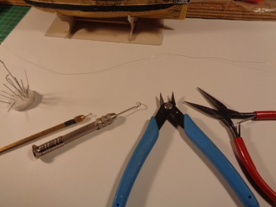 outillage et matière première